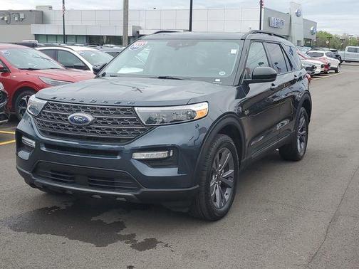 Blue Metallic 2023 Ford Explorer XLT