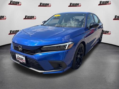 Aegean Blue Metallic 2022 Honda Civic Sport