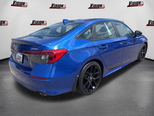 Aegean Blue Metallic 2022 Honda Civic Sport