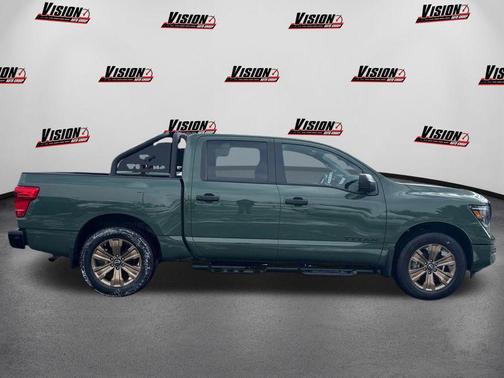 Tactical Green Metallic 2024 Nissan Titan SV