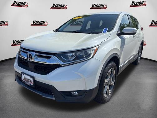 White Diamond Pearl 2018 Honda CR-V EX-L