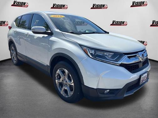 White Diamond Pearl 2018 Honda CR-V EX-L