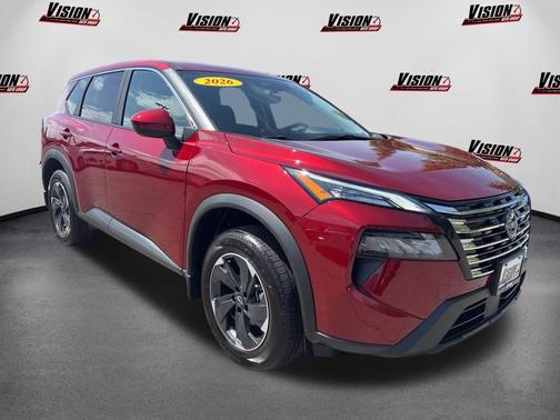 Scarlet Ember Tintcoat 2026 Nissan Rogue SV