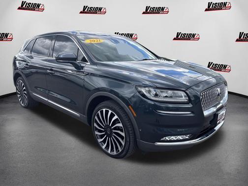 Flight Blue 2021 Lincoln Nautilus Black Label
