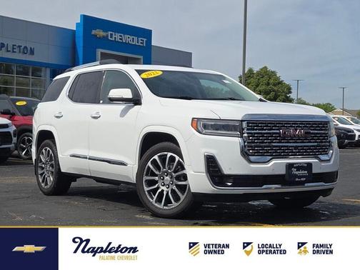 White 2022 GMC Acadia Denali