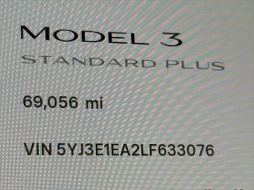 2020 Tesla Model 3 Standard Range