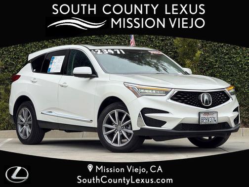 Platinum Pearl 2020 Acura RDX Technology Package