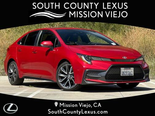 Barcelona Red Metallic 2020 Toyota Corolla XSE