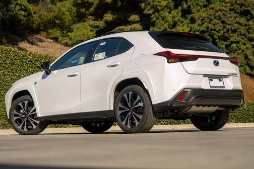 Ultra White With Obsidian Roof 2026 Lexus UX 300h F SPORT Design