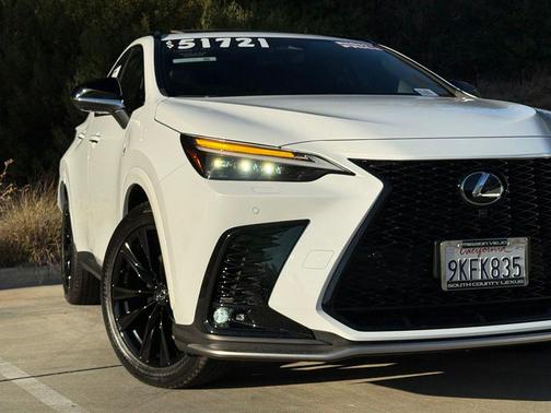 Ultra White 2024 Lexus NX 450h+ F SPORT Handling