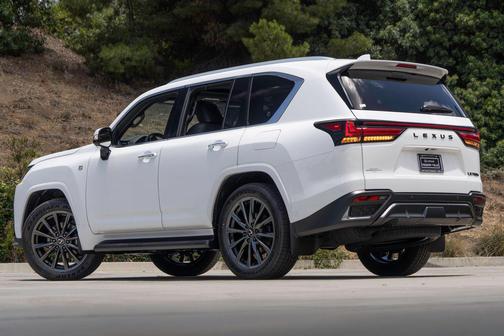 Ultra White 2026 Lexus LX 700h F SPORT Handling