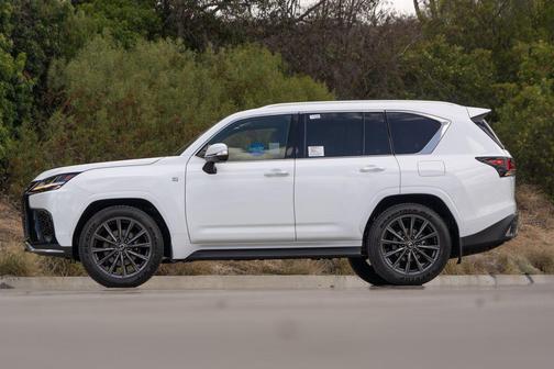 Ultra White 2026 Lexus LX 700h F SPORT Handling