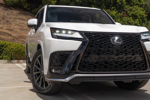 Ultra White 2026 Lexus LX 700h F SPORT Handling