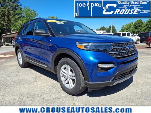 Atlas Blue Metallic 2022 Ford Explorer XLT