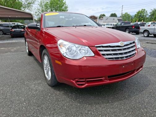Inferno Red Crystal Pearlcoat/Black Cloth Top 2009 Chrysler Sebring Base