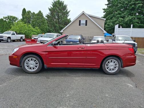 Inferno Red Crystal Pearlcoat/Black Cloth Top 2009 Chrysler Sebring Base