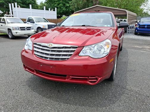 Inferno Red Crystal Pearlcoat/Black Cloth Top 2009 Chrysler Sebring Base