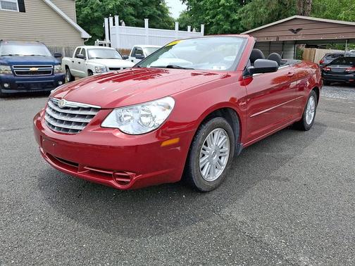 Inferno Red Crystal Pearlcoat/Black Cloth Top 2009 Chrysler Sebring Base