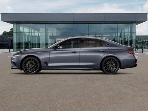 Ceres Blue 2026 Genesis G70 3.3T Prestige Graphite