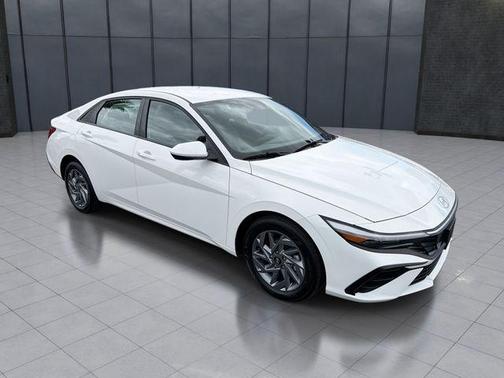 Serenity White 2025 Hyundai ELANTRA HEV Blue