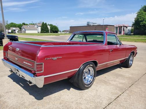 Red 1967 Chevrolet El Camino Base