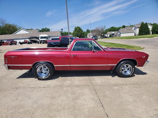 Red 1967 Chevrolet El Camino Base