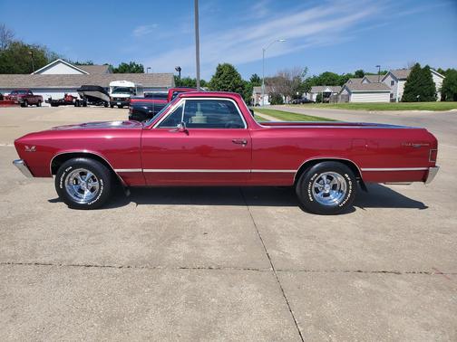 Red 1967 Chevrolet El Camino Base
