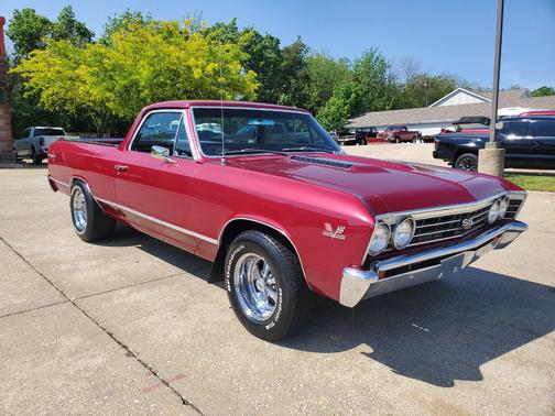 Red 1967 Chevrolet El Camino Base