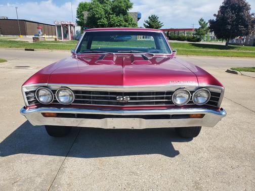 Red 1967 Chevrolet El Camino Base