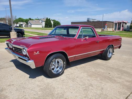 Red 1967 Chevrolet El Camino Base