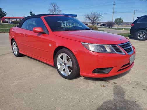 Red 2008 Saab 9-3 2.0T