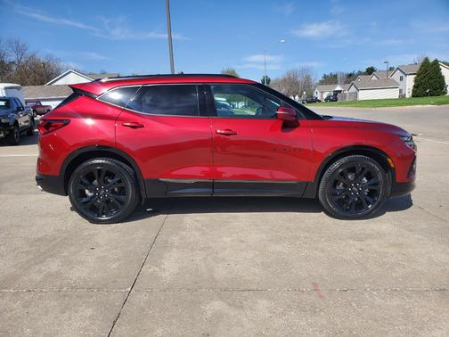 Red 2021 Chevrolet Blazer RS