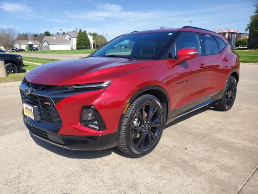 Red 2021 Chevrolet Blazer RS