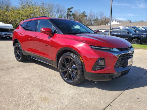 Red 2021 Chevrolet Blazer RS