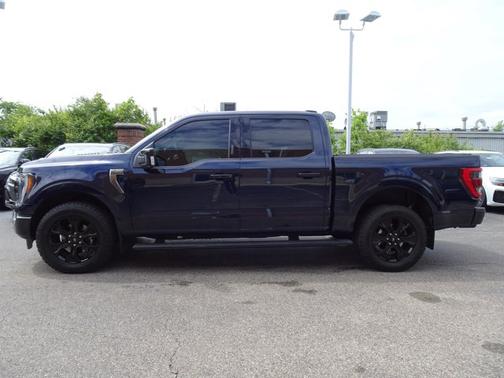 Antimatter Blue Metallic 2023 Ford F-150 Platinum