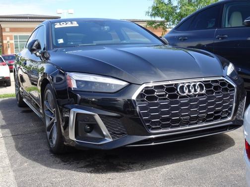 BLACK/BLACK 2023 Audi A5 Sportback S line Premium Plus