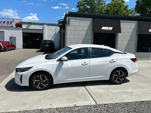 White 2024 Nissan Sentra SV