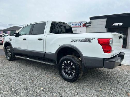 Pearl White 2018 Nissan Titan XD PRO-4X