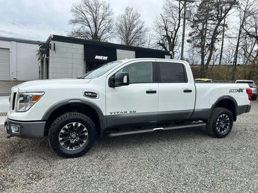 Pearl White 2018 Nissan Titan XD PRO-4X