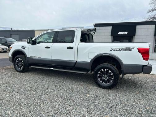 Pearl White 2018 Nissan Titan XD PRO-4X