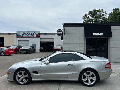 Silver 2008 Mercedes-Benz SL-Class SL 550 Roadster 2D