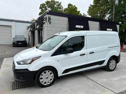 Frozen White 2023 Ford Transit Connect XL Cargo Van