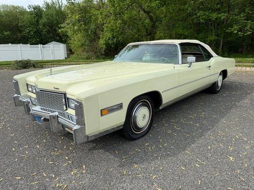 Ivory 1976 Cadillac Eldorado Convertible