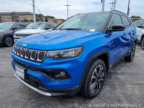 Hydro Blue Pearlcoat 2024 Jeep Compass Limited