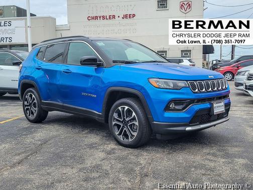 Hydro Blue Pearlcoat 2024 Jeep Compass Limited