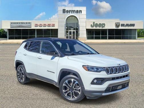 Bright White Clearcoat 2023 Jeep Compass Limited