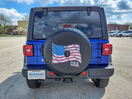 Ocean Blue Metallic Clearcoat 2019 Jeep Wrangler Unlimited Sport
