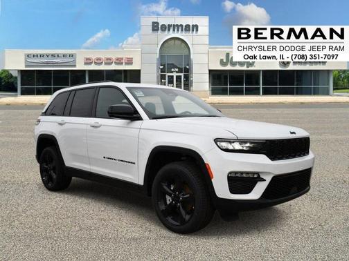 Bright White Clearcoat 2025 Jeep Grand Cherokee Limited