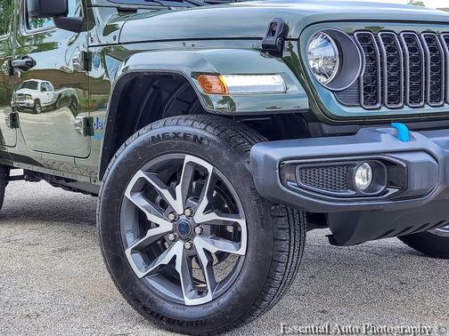Sarge Green Clearcoat 2024 Jeep Wrangler 4xe Sport S