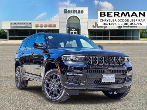Diamond Black Crystal Pearlcoat 2024 Jeep Grand Cherokee L Summit Reserve